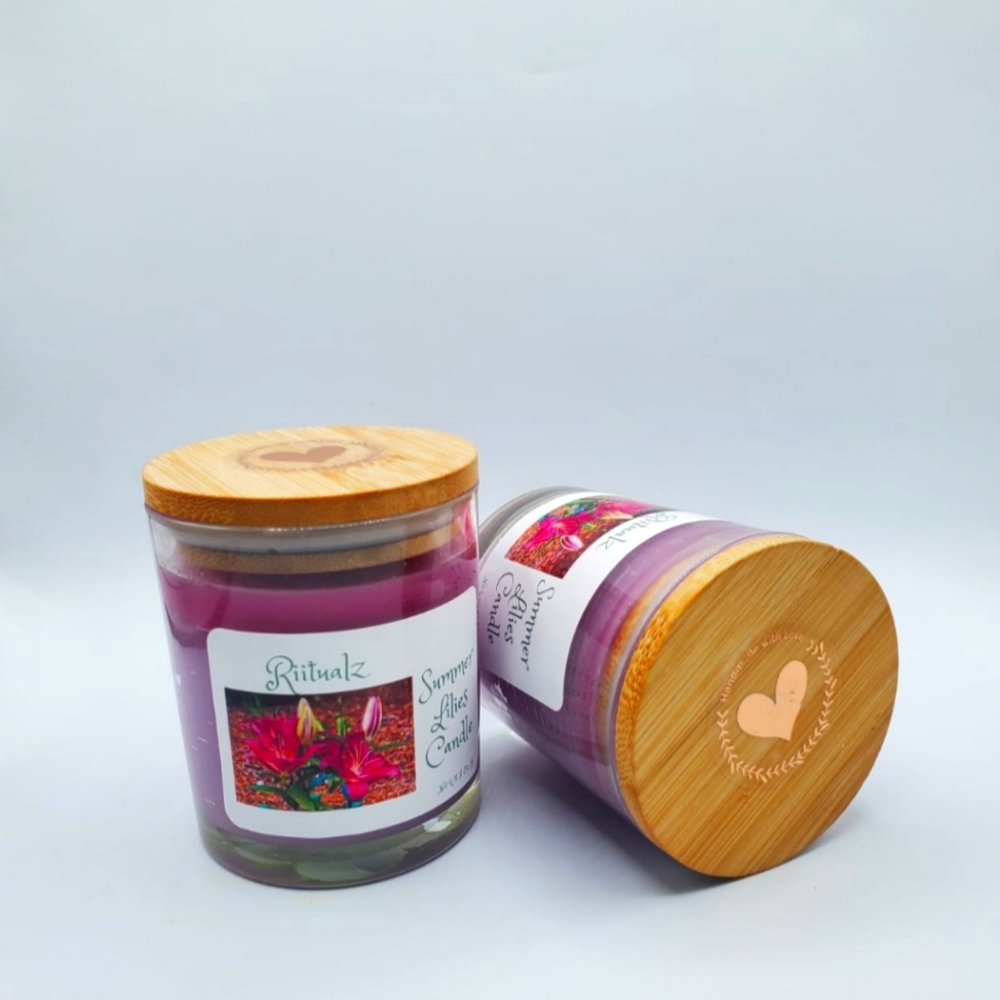 Summer Lilies Scented Candle